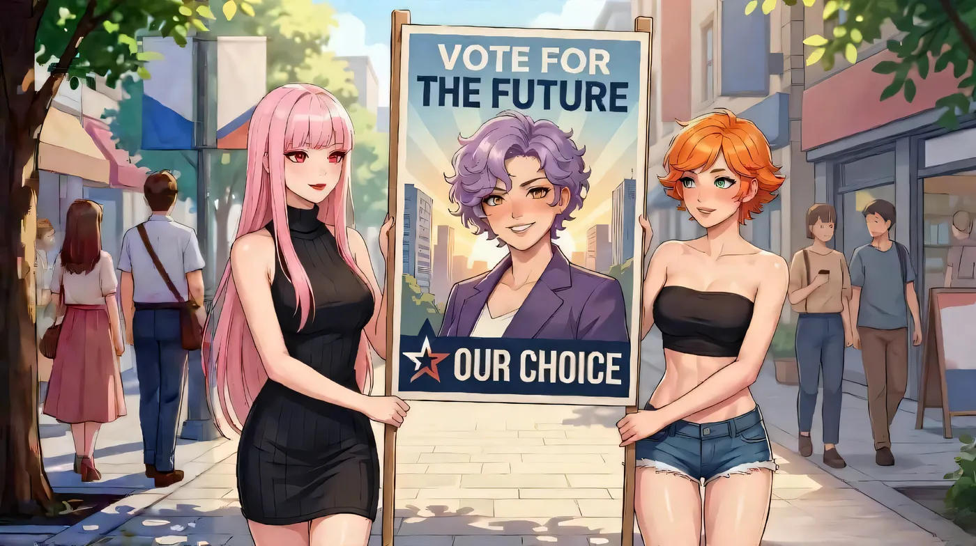 a8303伪娘想当市长 v1.0 Femboy Wants To Be Mayor 【PC＋安卓/740M/新作】-ACG畅游网