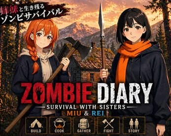 x8299僵尸日记：与美羽&玲两姐妹的末日求生  V1.04 生肉【PC+安卓/1.8G/新作】-ACG酷游乐园